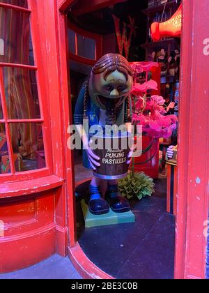 Weasleys' Wizard Wheezes - Harry Potter WB Studio Tour Stock Photo