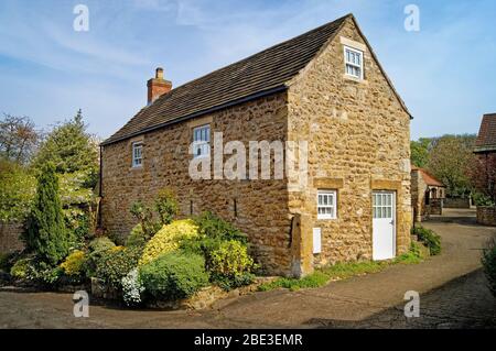 UK,South Yorkshire,Doncaster,Hooton Pagnell,Holly Cottage Stock Photo
