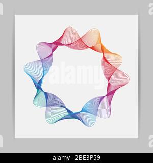 Design elements. Poligonal lines background. Vector Illustration Stock Vector