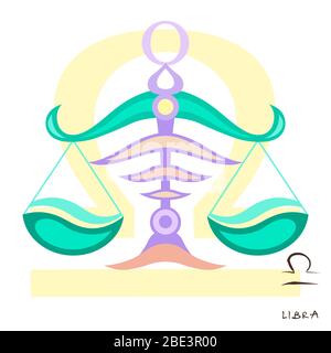 Libra icon. Libra vector illustration. Symbol of femida court and judge. Compare sign. Measurement flat icon.
