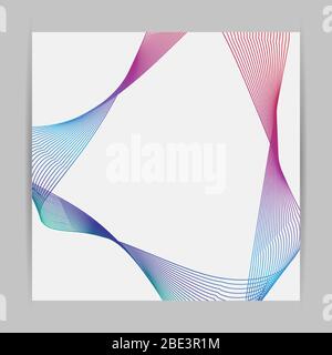 Design elements. Poligonal lines background. Vector Illustration Stock Vector