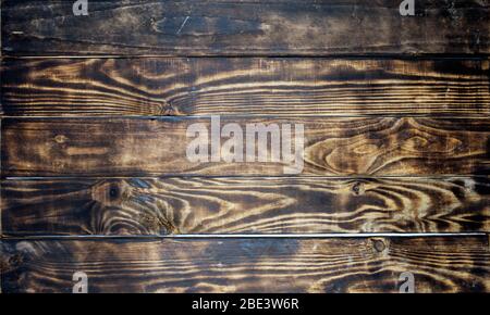 surface of vintage natural old dark wood texture panels, old brown wood texture, top view brown wooden background Stock Photo