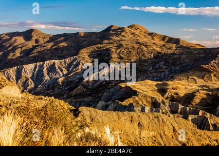 Valley of the Souls; La Paz, Pedro Domingo Murillo, Bolivia Stock Photo