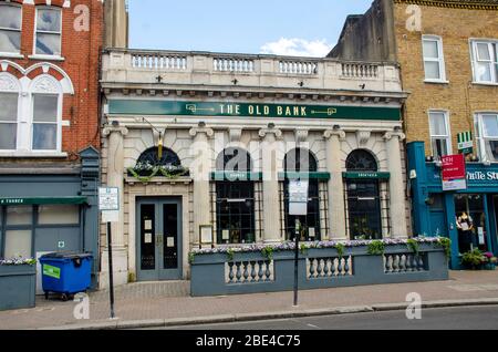 London UK 6 April 2020 The Old Bank Battersea 31 37 Northcote