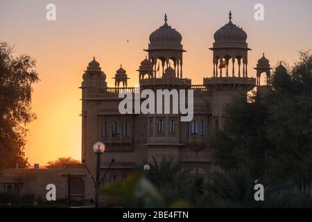 Jawahar Niwas Palace Jaisalmer Rajasthan India Stock Photo