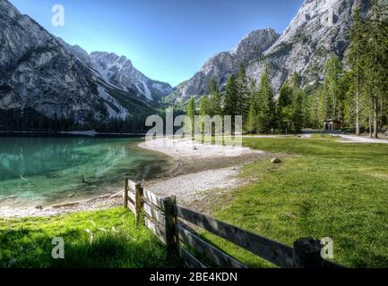 Most beautiful Grass of H D wallpaper lake and landscape in Europe. Stock Photo