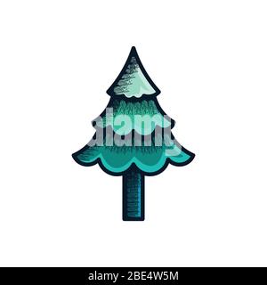 christmas element logo icon, vector illustration Stock Vector