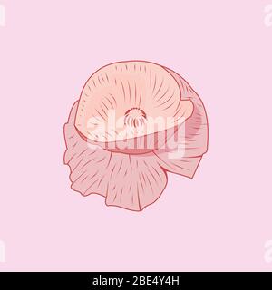 Lily Flower Logo Icon, vector illustration Stock Vector