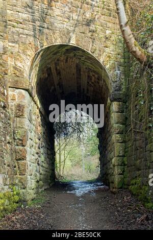 Bridge on the Great Harwood Loop Line Stock Photo