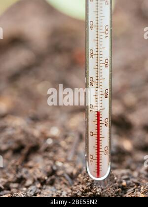 Thermometer For Measuring Soil Temperatures Photograph by Jerry