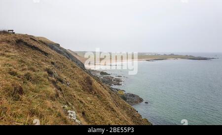 Fife Coastal Path from Lower Largo to St Monans - Scotland, UK Stock Photo