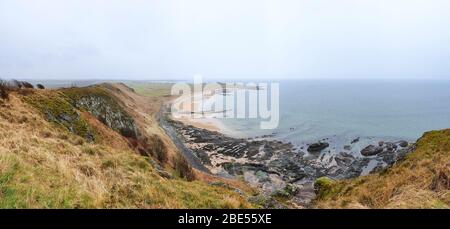 Fife Coastal Path from Lower Largo to St Monans - Scotland, UK Stock Photo