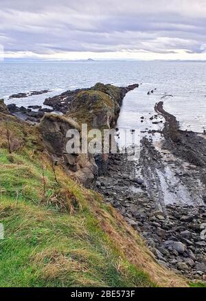 Fife Coastal Path from Lower Largo to St Monans - Scotland, UK Stock Photo