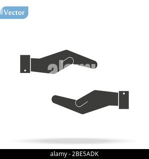 Handshake icon agreement sign vector symbol illustration Stock Vector