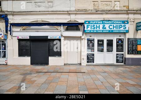 Seaside shops that would otherwise be open are closed around