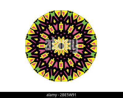 Pattern Mandala Decoration Ornament Abstract Design Stock Photo - Alamy