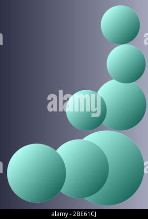 Pattern for text circles in different colors. Background image. Ball. Sphere Place for text. Vector image. Poster. Booklet. Stock Vector