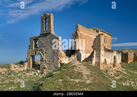 hermitage Via sacra in ruins in Osuna, seville. Spain Stock Photo