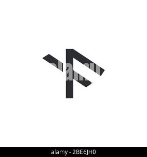 Initial letter fy logo or yf logo vector design template Stock Vector