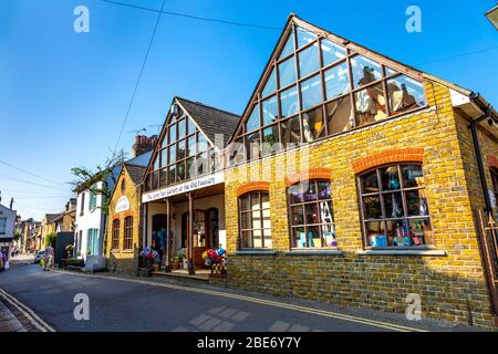 Exterior of The Lynn Tait Gallery at the Old Foundry, Leigh-on-Sea near Southend on Sea, Essex, UK Stock Photo