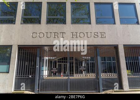 Court House, magistrates court, Crown Court. Southend-on-Sea, UK