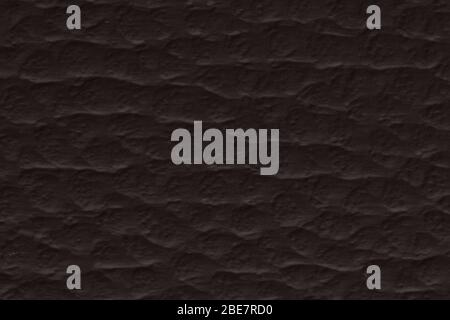 Paper texture - black kraft sheet background, macro shot. Stock Photo