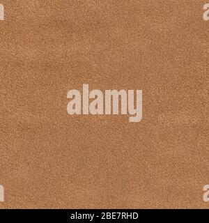 Close up of a orange leather texture. Seamless square background, tile ready. Stock Photo
