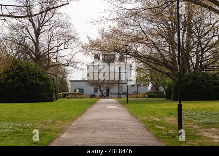 Chalkwell Park, recreational park, Chalkwell, Southend-on-Sea, Essex, UK. Stock Photo