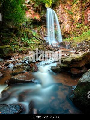 Melincourt waterfall Stock Photo