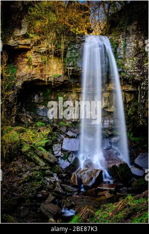Melincourt waterfall Stock Photo