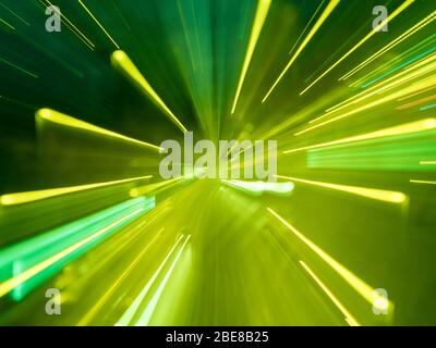 Bright and energetic green and yellow graphic background Stock Photo