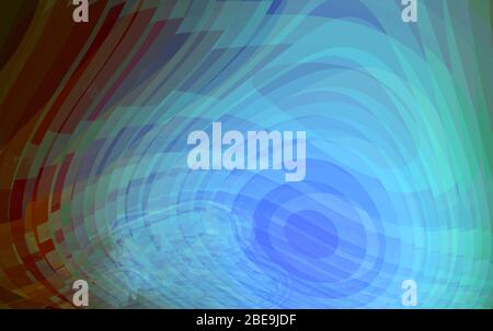 Abstract image. Colorful background. Curved lines and shapes with a beautiful graphic design. Stock Photo