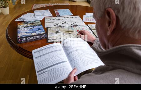 One player solitaire war board game called Target for Today set up on ...