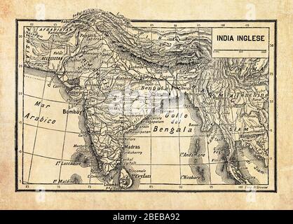 British raj map hi-res stock photography and images - Alamy