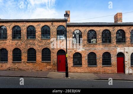 Victorian factory building, Jewellery Quarter, Birmingham UK Stock Photo