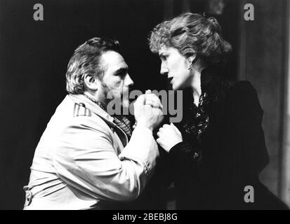 Set Design Chekhov Harriet Walter (Masha) in THREE SISTERS by Anton Chekhov Royal ...