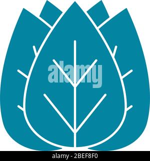 happy friendship day celebration ecology environment leaf vector illustration silhouette style icon Stock Vector