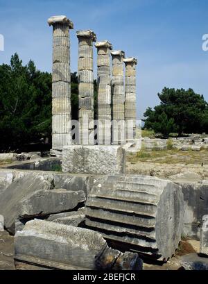 The Temple of Athena. Stock Photo