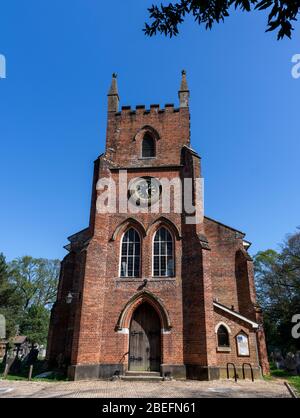 St Marys parish church, Romsey Road, Copythorne, Hampshire, England, UK Stock Photo