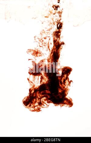 inks in water, color abstract explosion Stock Photo