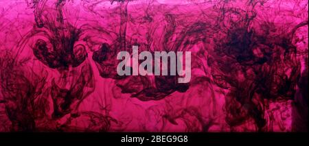 inks in water, color abstract explosion Stock Photo