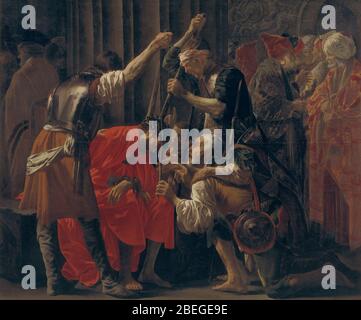 Hendrick ter Brugghen - Christ Crowned with Thorns Stock Photo