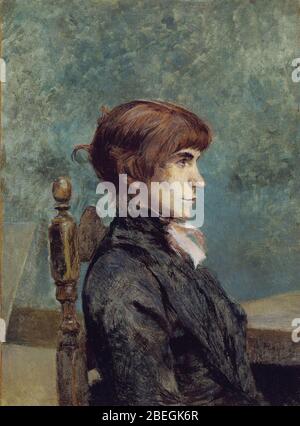 Henri de Toulouse-Lautrec - Portrait of Jeanne Wenz Stock Photo