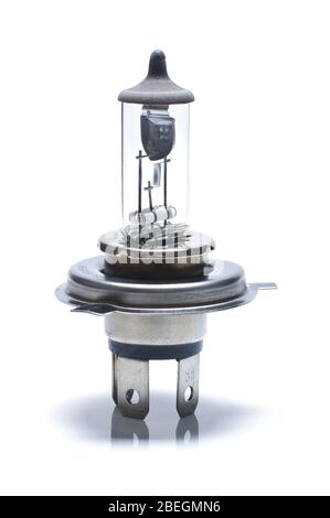 Vehicle highlight lamp isolated on the white background Stock Photo