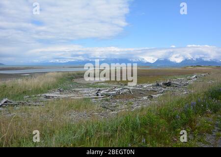 Views from Homer Spit, Alaska, USA. Stock Photo