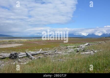 Views from Homer Spit, Alaska, USA. Stock Photo