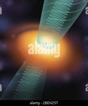 Quasar, Illustration Stock Photo