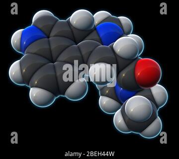 LSD Molecular Model Stock Photo