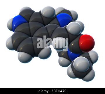 LSD Molecular Model Stock Photo