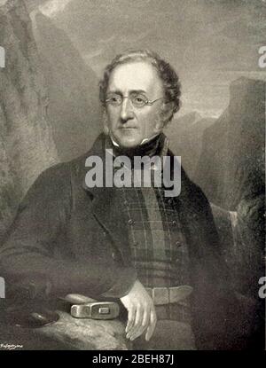 Henry Thomas de la Beche. Stock Photo